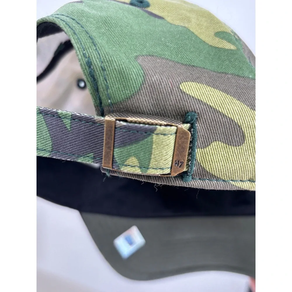 47 Brand Cleveland Cavaliers NBA Camo Adjustable Strapback Hat Mens OSFA Black C